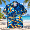 Midnight Glow Beach Volleyball Hawaiian Shirt
