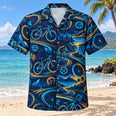 Midnight Glow Cycling Hawaiian Shirt