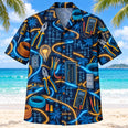 Midnight Glow Electrician Hawaiian Shirt