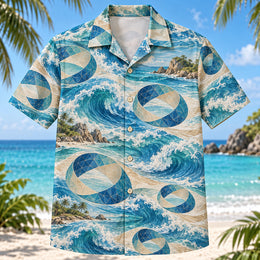 Mobius Coast Mathematics Hawaiian Shirt