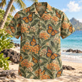 Monarch Milkweed Butterfly and Moth Hawaiian Shirt