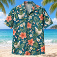 Mortar Garden Teal Pharmacist Hawaiian Shirt