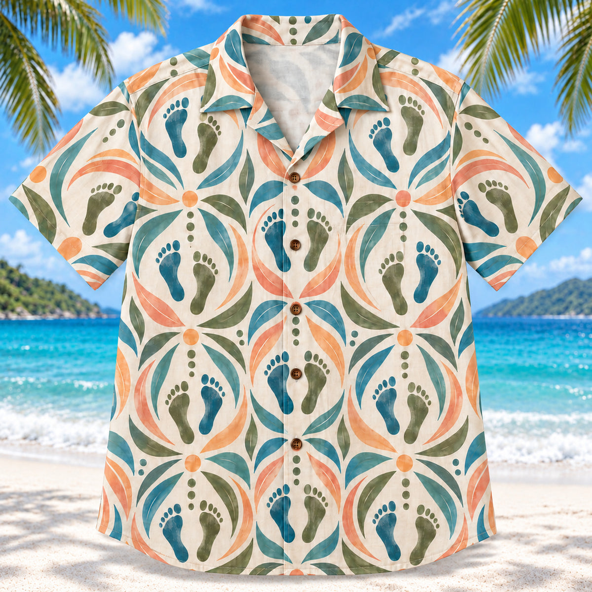 Motion Steps Sunset Physical Therapist Hawaiian Shirt