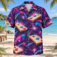 Neon Burst Cornhole Hawaiian Shirt