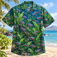 Neon Tetra Fern Freshwater Aquarium Hawaiian Shirt