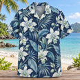 Ocean Orchid Beach Wedding Hawaiian Shirt