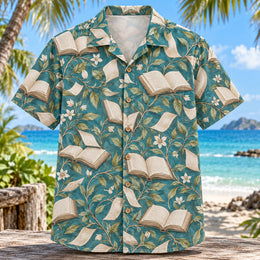 Page Turner Book Lover Hawaiian Shirt