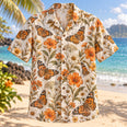 Painted Lady Field Butterfly and Moth Hawaiian Shirt