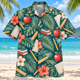 Palm Parade Teacher Hawaiian Shirt
