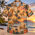 Palomino Sunset Horse Hawaiian Shirt