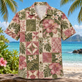 Patchwork Bloom Sewing and Quilting Hawaiian Shirt