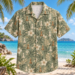 Pawn Pattern Chess Hawaiian Shirt