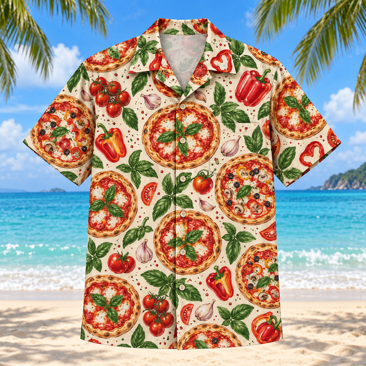 Pepper Pizza Home Pizza Making Hawaiian Shirt