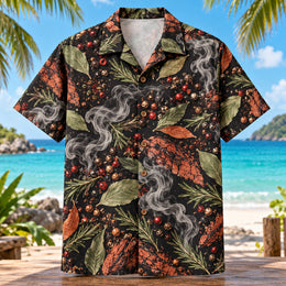 Peppercorn Smoke BBQ Hawaiian Shirt