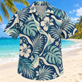 Phoneme Palm Navy Speech-Language Pathologist Hawaiian Shirt