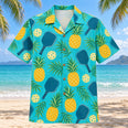 Pineapple Paddle Pop Pickleball Hawaiian Shirt