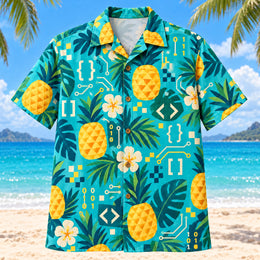 Pineapple Pop Programmer Hawaiian Shirt