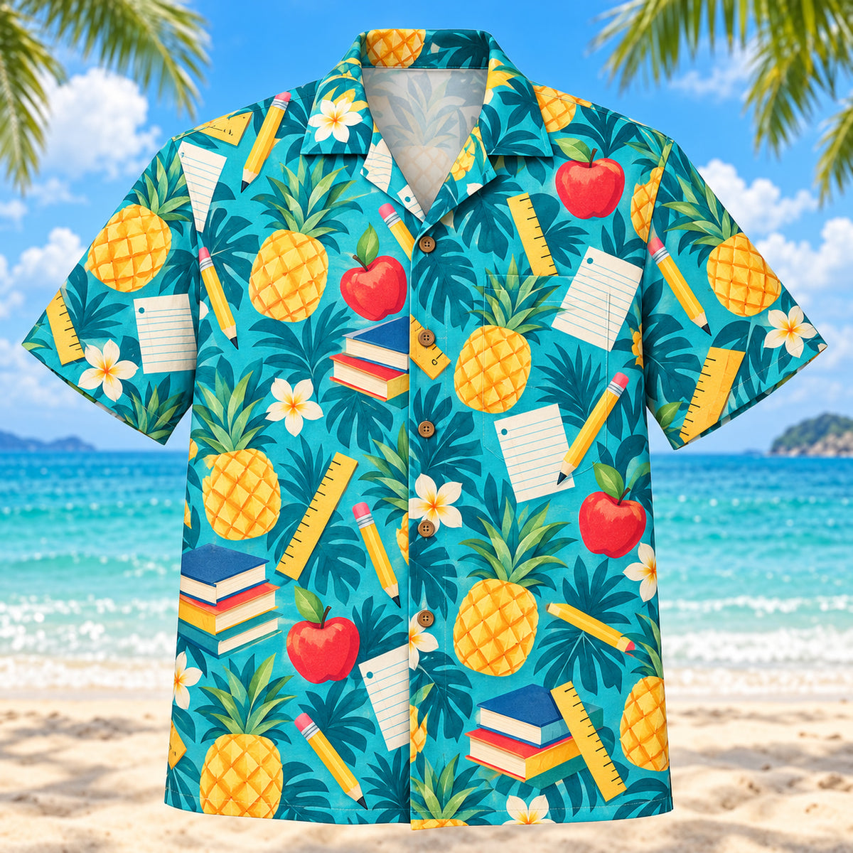 Pineapple Pop Teacher Hawaiian Shirt