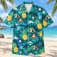 Pineapple Pop Tent Camping Hawaiian Shirt