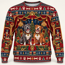 Pit Bull Christmas Ugly Sweater – Nutcracker Theatre