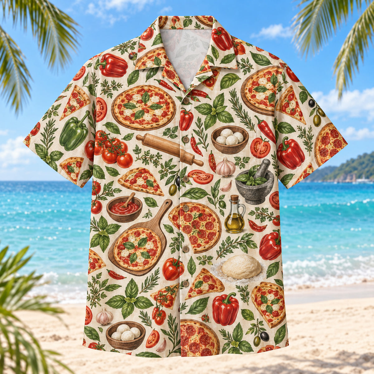 Pizza Market Home Pizza Making Hawaiian Shirt