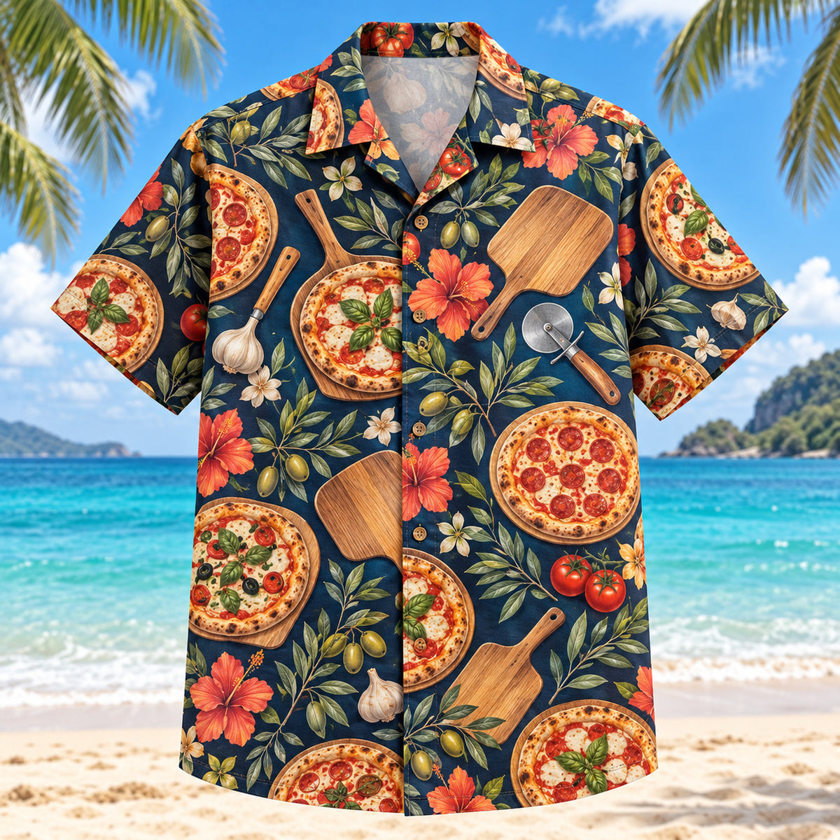 Pizzeria Botanical Home Pizza Making Hawaiian Shirt