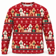 Poodle Christmas Gifts All Over Print Ugly Sweater