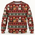 Poodle Nutcracker Christmas All Over Print Ugly Sweater