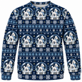 Poodle Snow Globe Christmas All Over Print Ugly Sweater