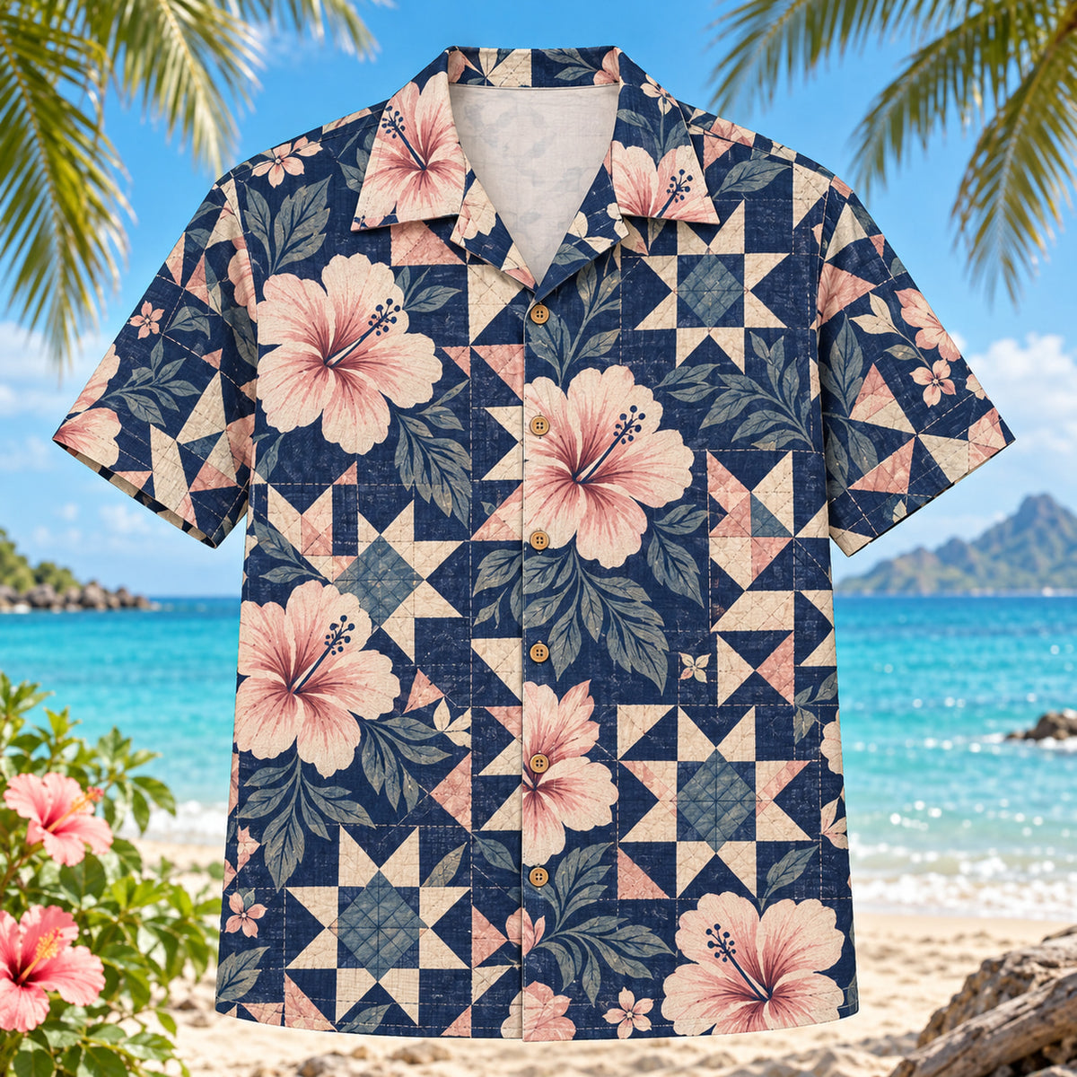 Quilt Star Sewing and Quilting Hawaiian Shirt