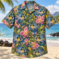 Ram Cichlid Orchid Freshwater Aquarium Hawaiian Shirt