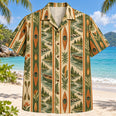 Resort Stripes Kayak and Canoe Hawaiian Shirt