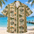 Resort Stripes Pontoon Boating Hawaiian Shirt
