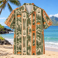 Resort Stripes Ski and Snowboard Hawaiian Shirt