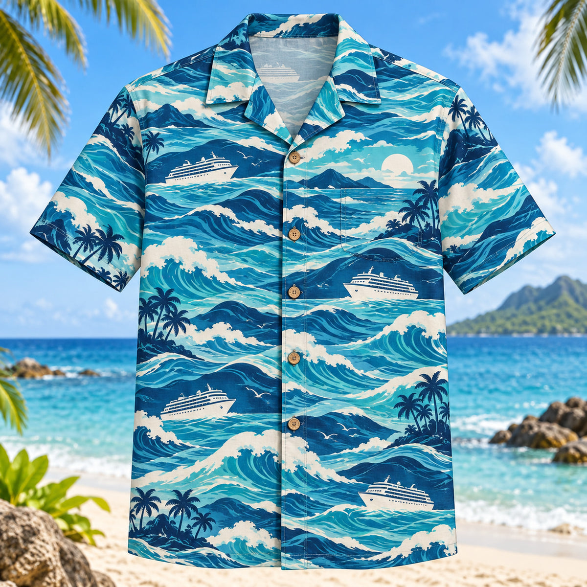 Sea Passages Cruise Travel Hawaiian Shirt
