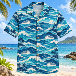 Sea Passages Cruise Travel Hawaiian Shirt