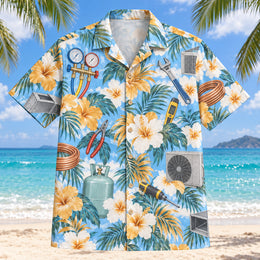 Service Tools HVAC Hawaiian Shirt