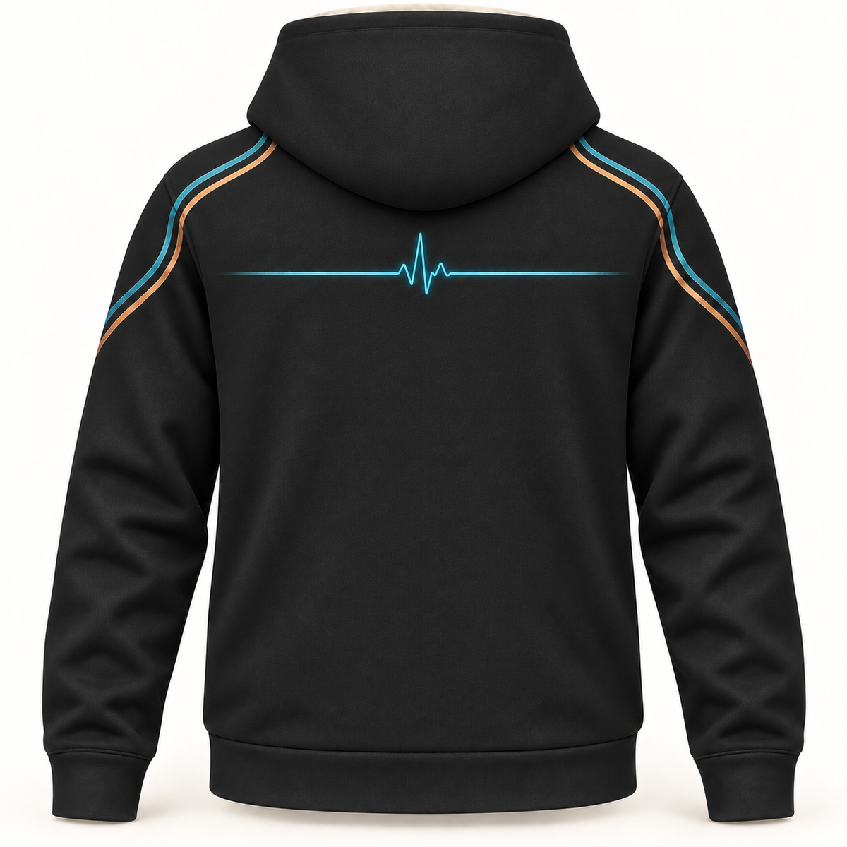Registered Nurse ICU RN Calm Vigilance Hoodie and Zip Hoodie shared back mockup