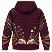 Elementary Teacher Little Learners Growing Hoodie and Zip Hoodie shared back mockup