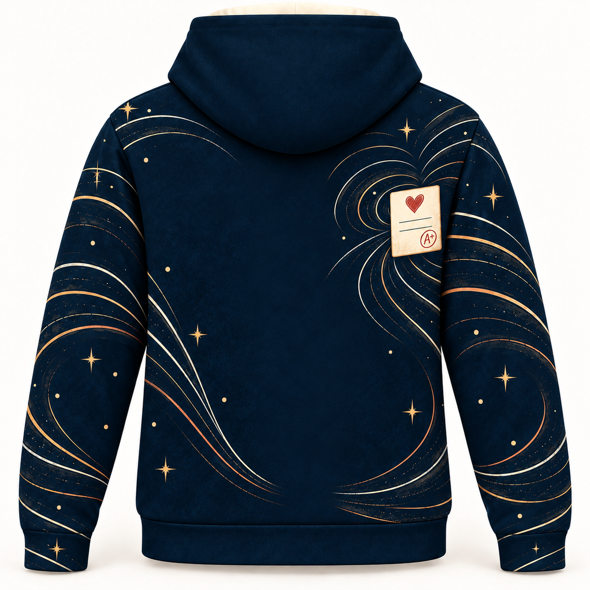 Elementary Teacher Teacher Thank You Ripples Hoodie and Zip Hoodie shared back mockup