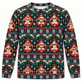 Shih Tzu Christmas Ornament All Over Print Ugly Sweater