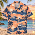 Ship and Sun Cruise Travel Hawaiian Shirt