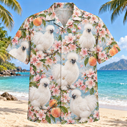Silkie Orchard Chicken Hawaiian Shirt