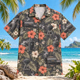 Smoker Hibiscus BBQ Hawaiian Shirt