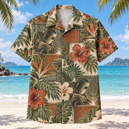 Steel Plate Welder Hawaiian Shirt
