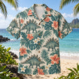 Stegosaurus Bloom Dinosaur Hawaiian Shirt