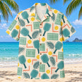 Sunlit Pickleball Courts Hawaiian Shirt