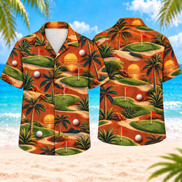 Sunset Links Hawaiian Shirt