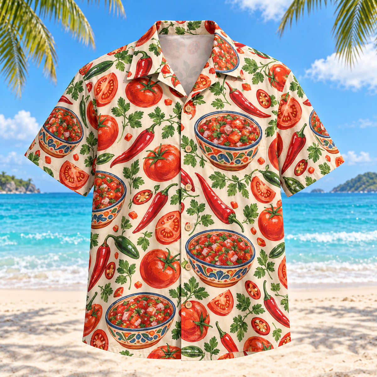 Sunset Salsa Tex-Mex Hawaiian Shirt