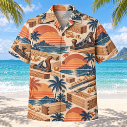 Sunset Social Carpenter Hawaiian Shirt
